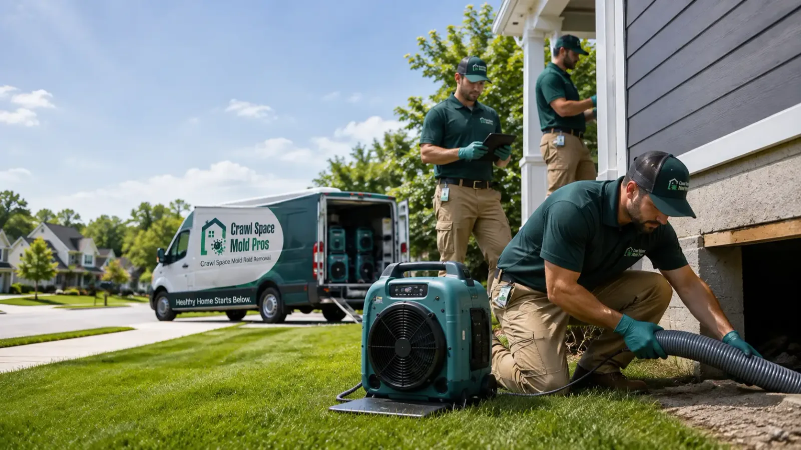 Crawl Space Mold Removal in Cherry Valley, MA